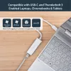 StarTech.com USB-C na Gigabit sieťový adaptér – strieborný, káblový, USB, Ethernet, 5000 Mbit/s, strieborný