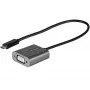 StarTech.com USB-C na VGA adaptér – 1080p USB Type-C na VGA adaptér dongle – USB-C (DP Alt Mode) na VGA monitor/display video konvertor – kompatibilný s Thunderbolt 3 – 30 cm dlhý pripojený kábel – vylepšená verzia CDP2VGA