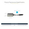 StarTech.com USB-C na VGA adaptér – 1080p USB Type-C na VGA adaptér dongle – USB-C (DP Alt Mode) na VGA monitor/display video konvertor – kompatibilný s Thunderbolt 3 – 30 cm dlhý pripojený kábel – vylepšená verzia CDP2VGA