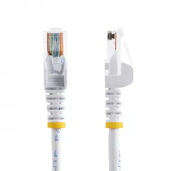 StarTech.com Cat5e patch kábel so snagless RJ45 konektormi - 3 m, biela
