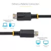 StarTech.com 3m DisplayPort 1.2 kábel – 4K x 2K Ultra HD VESA certifikovaný DisplayPort kábel – DP na DP kábel pre monitor – DP video/display kábel – aretované DP konektory samec
