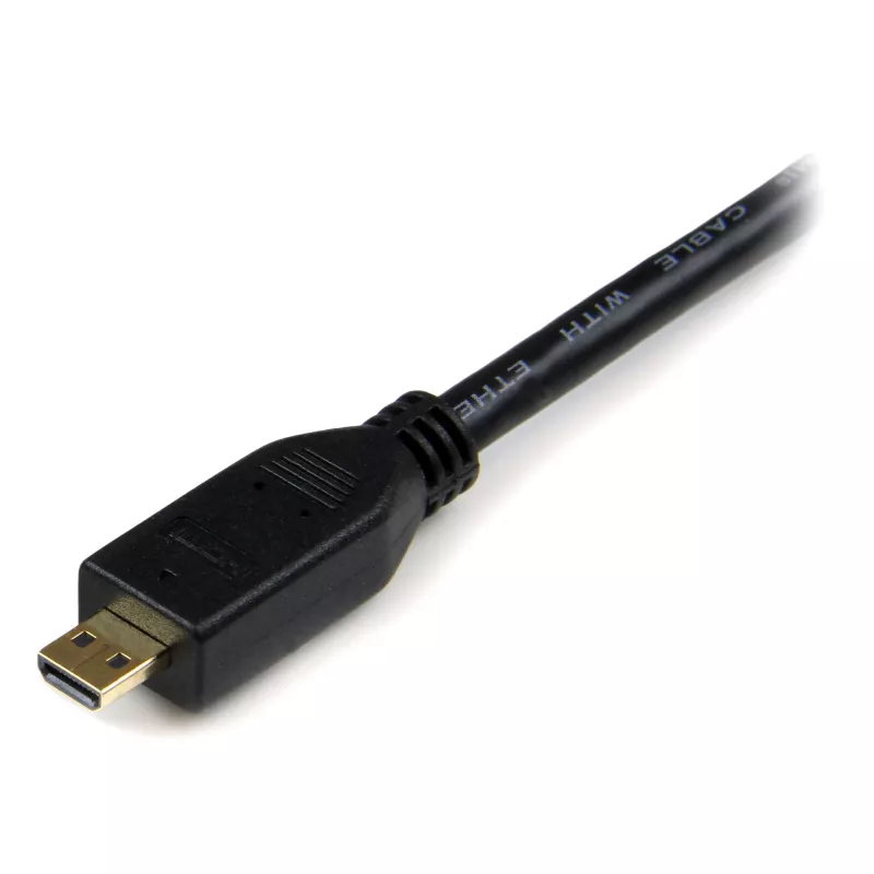 StarTech.com HDADMM2M kábel High Speed HDMI na Micro HDMI s Ethernetom, M/M, 2 m, 34 AWG, pozlátené konektory, čierny