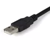 StarTech.com ICUSB2322F 2-portový adaptérový kábel FTDI z USB na sériový RS232, USB 2.0, 2,1 m, čierny