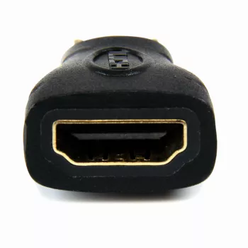 StarTech.com Mini HDMI na HDMI adaptér – 4K High Speed HDMI adaptér – 4K 30Hz Ultra HD High Speed HDMI adaptér – HDMI 1.4 – pozlátené konektory – UHD Mini HDMI adaptér 4K – čierny