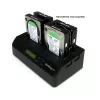 StarTech.com 4-bay USB 3.0 eSATA na SATA standalone 1:3 HDD duplikátor dok pre pevné disky
