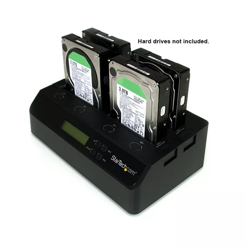 StarTech.com 4-bay USB 3.0 eSATA na SATA standalone 1:3 HDD duplikátor dok pre pevné disky