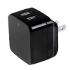 StarTech.com dvojportová USB nástenná nabíjačka – medzinárodné cestovanie – 17W/3,4A – čierna