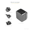 StarTech.com dvojportová USB nástenná nabíjačka – medzinárodné cestovanie – 17W/3,4A – čierna