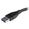 StarTech.com USB 3.0 A-A predlžovací kábel – 6 palcov, čierny, 0,152 m, USB A, USB A, USB 3.2 Gen 1 (3.1 Gen 1), 5 Gbit/s, čierny