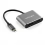 StarTech.com USB-C multiport video adaptér – 4K 60Hz USB-C na HDMI 2.0 alebo DisplayPort 1.2 monitor adaptér – USB Type-C 2-in-1 display konvertor HDMI/DP HBR2 HDR – kompatibilný s Thunderbolt 3
