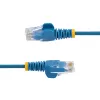 StarTech.com 1 m CAT6 kábel – tenký – Snagless RJ45 konektor – modrý