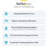 StarTech.com 1 m CAT6 kábel – tenký – Snagless RJ45 konektor – modrý