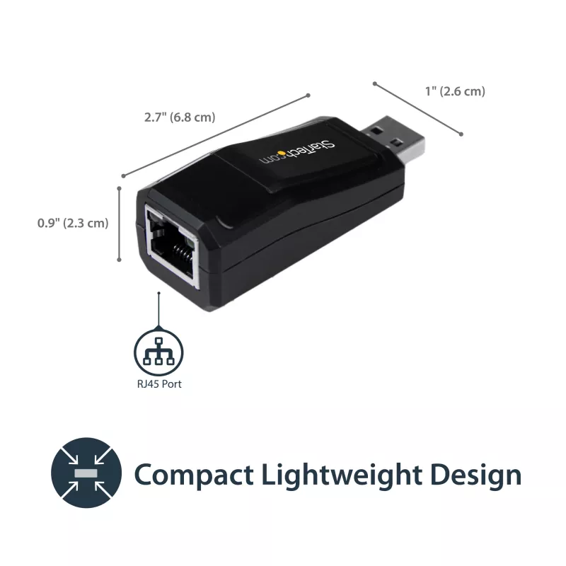 StarTech.com USB 3.0 na Gigabit Ethernet NIC sieťový adaptér – 10/100/1000 Mbit/s
