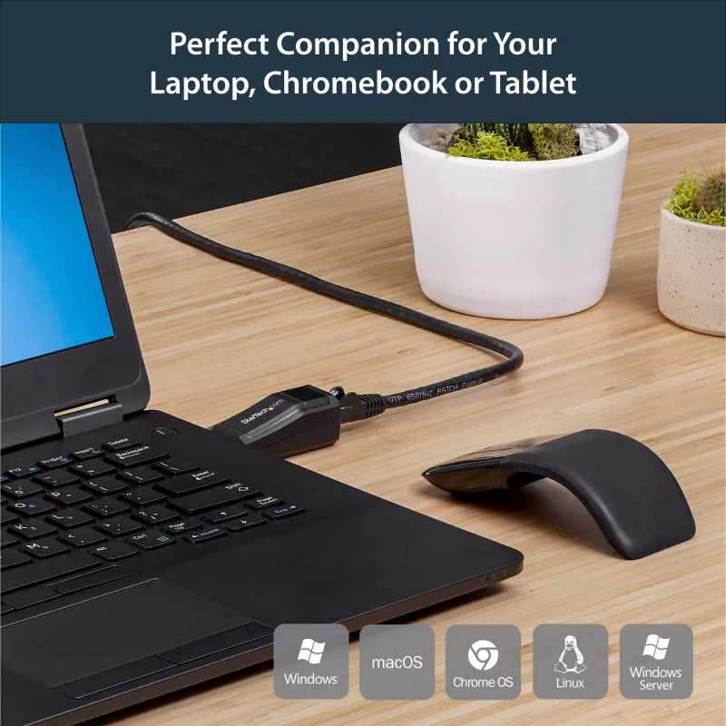 StarTech.com USB 3.0 na Gigabit Ethernet NIC sieťový adaptér – 10/100/1000 Mbit/s