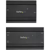 StarTech.com 4-portový USB 2.0 extender hub cez jeden CAT5e/CAT6 Ethernet kábel (RJ45) – 100m – USB extender hub adaptér kit – kovové puzdro – externé napájanie – 480 Mbit/s