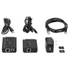 StarTech.com 4-portový USB 2.0 extender hub cez jeden CAT5e/CAT6 Ethernet kábel (RJ45) – 100m – USB extender hub adaptér kit – kovové puzdro – externé napájanie – 480 Mbit/s