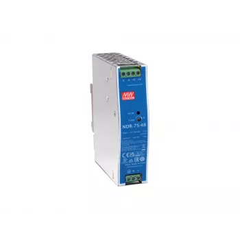 LevelOne 48V DC priemyselný napájací zdroj, 75W, DIN lišta, -20 ~ +70 ℃