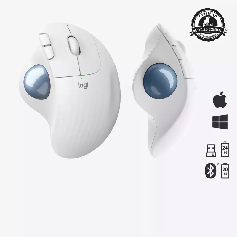 Myš Logitech ERGO M575 Wireless Trackball RF Wireless + Bluetooth