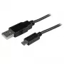 StarTech.com krátky Micro-USB kábel - M/M – 15 cm (6 palcov), 0,15 m, USB A, Micro-USB B, USB 2.0, konektor samec/konektor samec, čierny