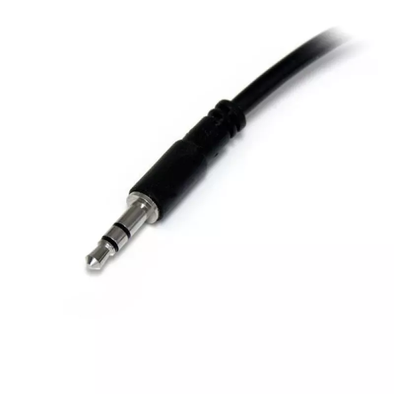 StarTech.com tenký stereo rozbočovací kábel – 3,5-mm konektor samec na 2x 3,5-mm konektor samica