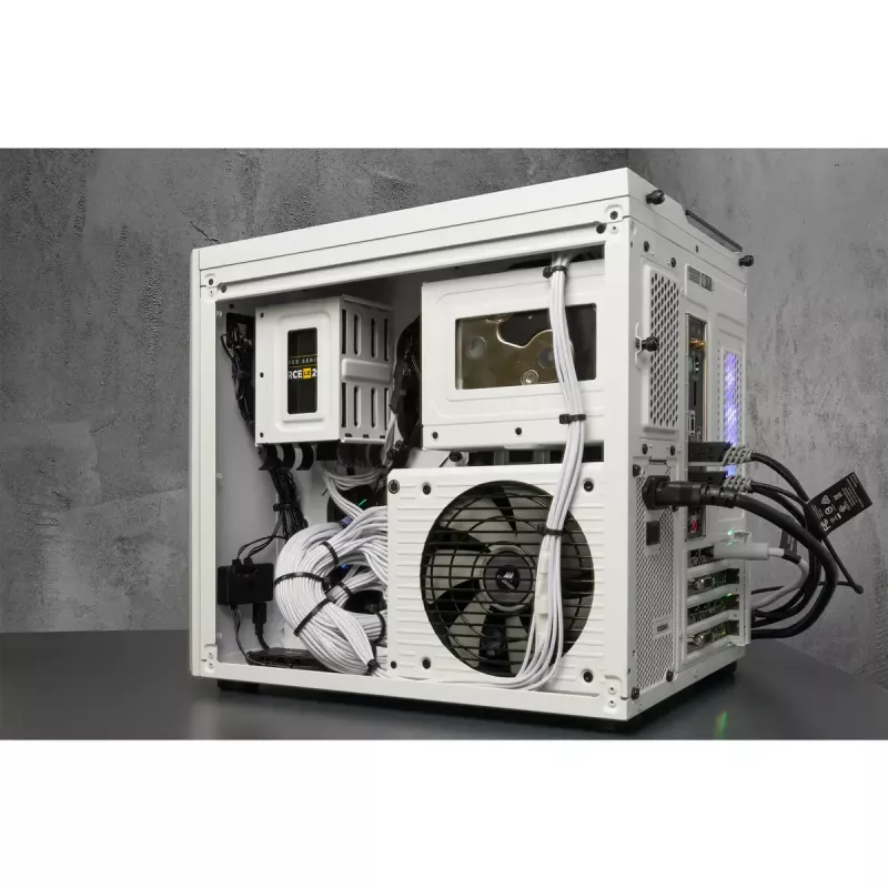 Corsair Crystal 280X Micro ATX biela PC skriňa