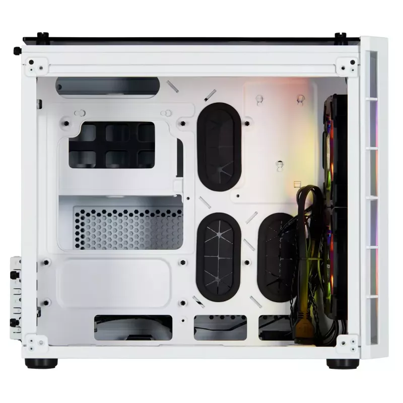 Corsair Crystal 280X Micro ATX biela PC skriňa