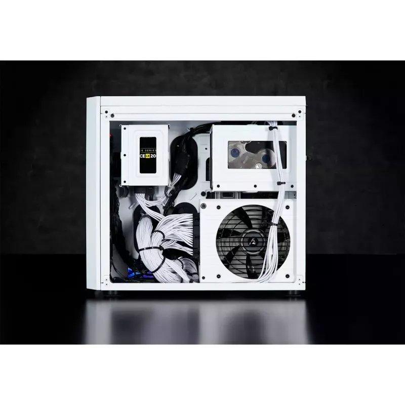 Corsair Crystal 280X Micro ATX biela PC skriňa