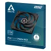 ARCTIC P14 tenký PWM PST tlakovo optimalizovaný 140 mm PWM ventilátor s integrovaným Y-káblom