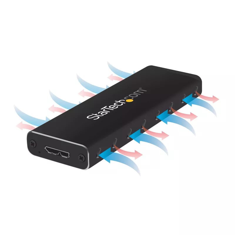StarTech.com M.2 SSD puzdro pre M.2 SATA SSD – USB 3.0 (5 Gbit/s) s UASP