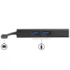 StarTech.com USB-C multiport adaptér – USB-C cestovná dokovacia stanica s 4K HDMI – 60 W Power Delivery Pass-Through, GbE, 2 porty USB-A 3.0 hub – prenosný mini USB Type-C dock pre notebooky