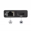 StarTech.com USB-C multiport adaptér – USB-C cestovná dokovacia stanica s 4K HDMI – 60 W Power Delivery Pass-Through, GbE, 2 porty USB-A 3.0 hub – prenosný mini USB Type-C dock pre notebooky