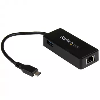 StarTech.com USB-C na Gigabit sieťový adaptér s dodatočným USB 3.0 portom