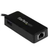 StarTech.com USB-C na Gigabit sieťový adaptér s dodatočným USB 3.0 portom