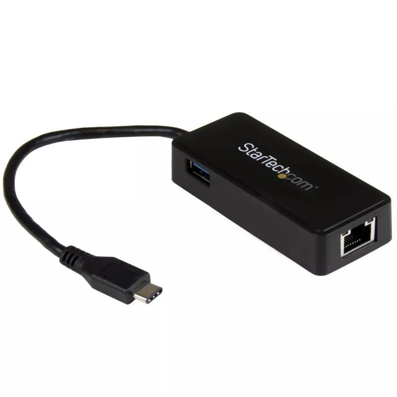 StarTech.com USB-C na Gigabit sieťový adaptér s dodatočným USB 3.0 portom