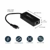 StarTech.com USB-C na Gigabit sieťový adaptér s dodatočným USB 3.0 portom