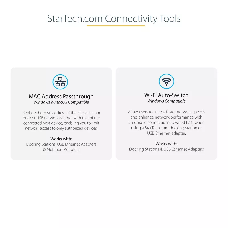 StarTech.com USB-C na Gigabit sieťový adaptér s dodatočným USB 3.0 portom
