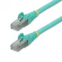 StarTech.com 2m CAT6a Ethernet kábel - aqua - LSZH - 10GbE 500MHz 100W PoE++ RJ-45 bez zaistenia s odľahčením ťahu S/FTP sieťový patch kábel