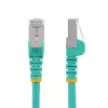 StarTech.com 3m CAT6a Ethernet kábel - aqua - Low Smoke Zero Halogen (LSZH) - 10GbE 500MHz 100W PoE++ Snagless RJ-45 s odľahčením ťahu S/FTP sieťový patch kábel