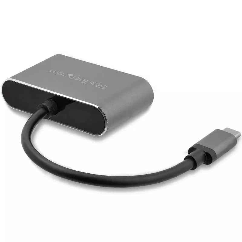 StarTech.com USB-C na VGA a HDMI adaptér - 2-in-1 - 4K 30Hz - Space Grey