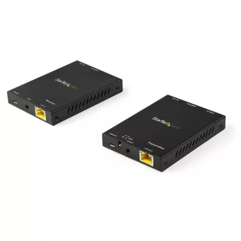 StarTech.com HDMI over CAT6 predlžovacia sada - 4K 60Hz, 3840 x 2160 pixelov, AV vysielač & prijímač, 50 m, káblové, čierna, HDCP