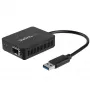 StarTech.com USB 3.0 na optický konvertor – Kompaktný USB na Open-SFP adaptér – USB na Gigabit sieťový adaptér – USB 3.0 optický adaptér, kompatibilný s multimódovým (MMF)/singlemódovým vláknom (SMF)