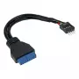 InLine USB 3.0 na 2.0 adaptér interný USB 3.0 / 2x USB 2.0 Pin-Header, 0,15 m
