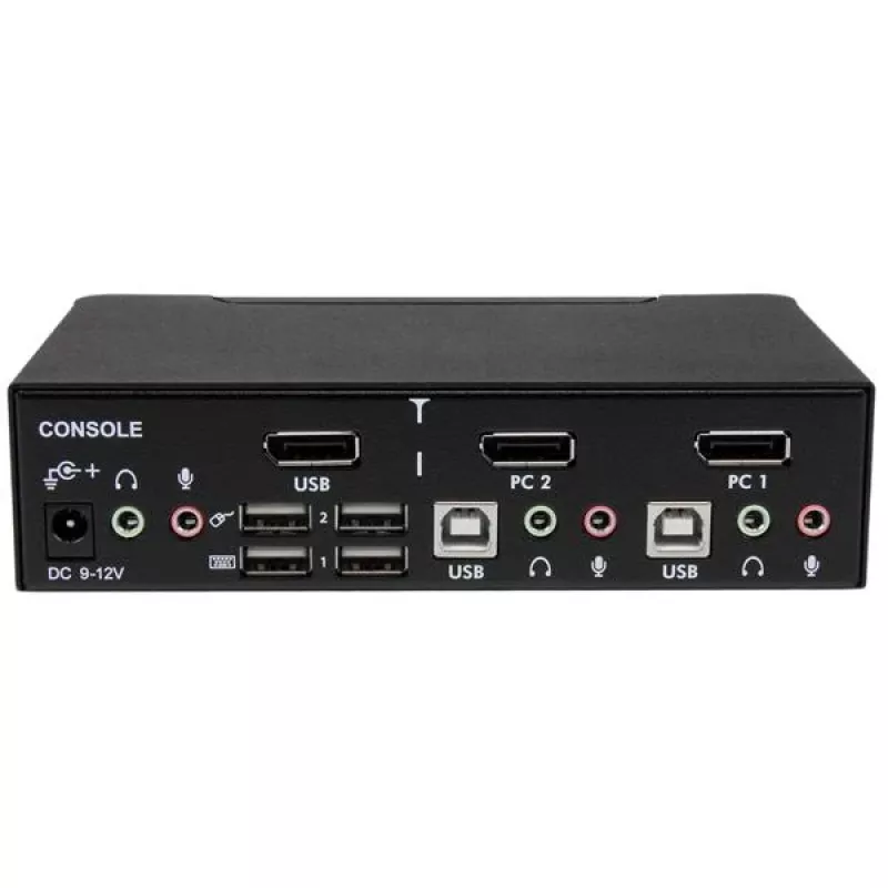 StarTech.com 2-portový profesionálny USB DisplayPort KVM prepínač s audiom