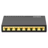 Intellinet 8-portový Gigabit Ethernet switch, desktop veľkosť, plast, IEEE 802.3az (Energy Efficient Ethernet), Čierna