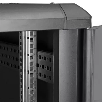 StarTech.com 4-stĺpový 22U serverový rack, uzamykateľná 19