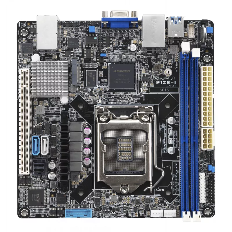 ASUS P12R-I/ASMB10 serverová základná doska, Mini-ITX, LGA 1200, Intel C252