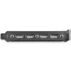 StarTech.com USBPLATE4 4-portový adaptér USB 2.0 so zásuvkami na záslepku slotu a 2x 10-pinovou prípojkou základnej dosky