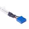 StarTech.com USBPLATE4 4-portový adaptér USB 2.0 so zásuvkami na záslepku slotu a 2x 10-pinovou prípojkou základnej dosky