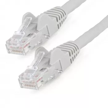 StarTech.com 2m CAT6 ethernetový kábel – LSZH (nízko dymivý, bez halogénov) – 10 Gigabit 250MHz 100W PoE RJ45 10GbE UTP sieťový patch kábel s ochranou západky a odľahčením ťahu – sivá, CAT 6, ETL testovaný, 24AWG