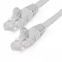 StarTech.com N6LPATCH1MGR sieťový kábel Ethernet CAT6 1 m, LSZH, 10 Gigabit, 650 MHz, 100 W PoE, RJ45 UTP, bez háčikov, overený ETL, 24AWG, sivý